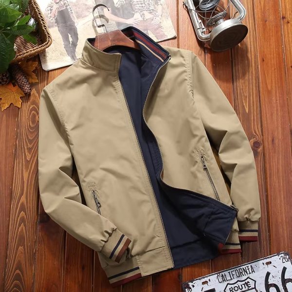 Men Fashion Casual Coats Sportswear Bomber Jacket For Winter and Monsoon Season Waterproof Jacket