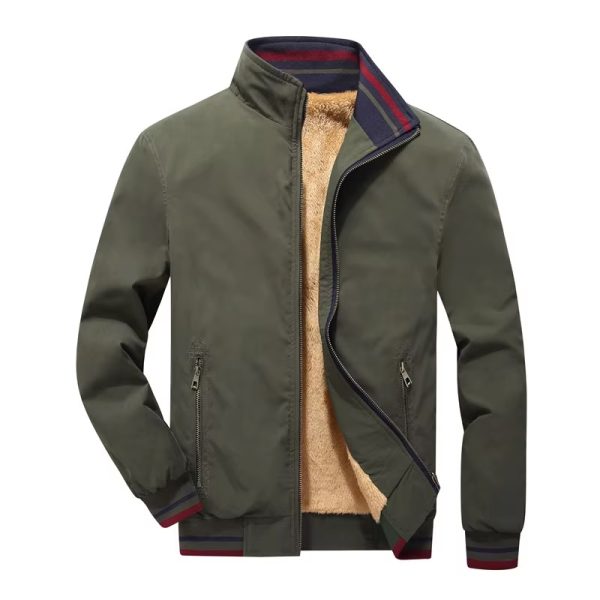 Men Fashion Casual Coats Sportswear Bomber Jacket For Winter and Monsoon Season Waterproof Jacket - Image 6