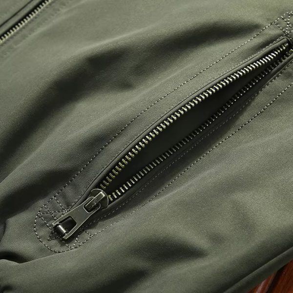 Men Fashion Casual Coats Sportswear Bomber Jacket For Winter and Monsoon Season Waterproof Jacket - Image 7
