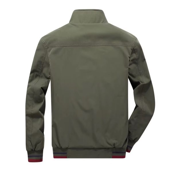 Men Fashion Casual Coats Sportswear Bomber Jacket For Winter and Monsoon Season Waterproof Jacket - Image 5