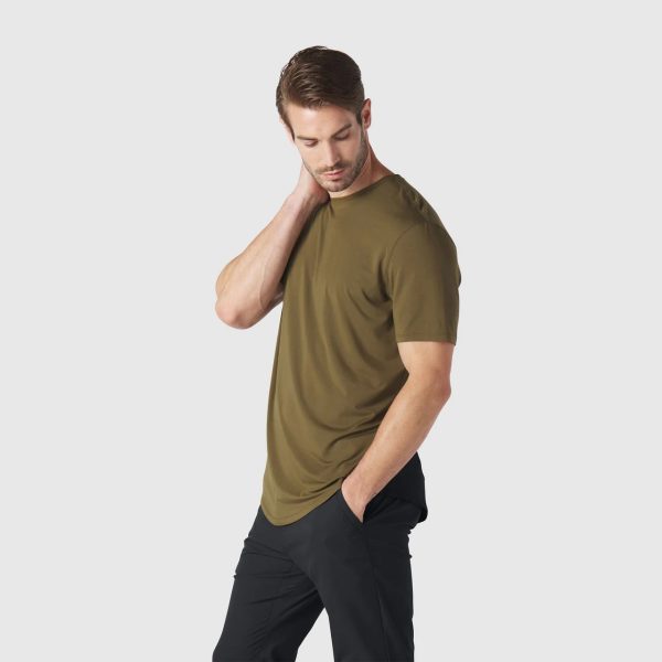 Half Sleeve Drop Cut Bottom T shirt pack Of 3 Combo, Choose Any Color And Size, Premium bio Washed Cotton Fabric - Image 4