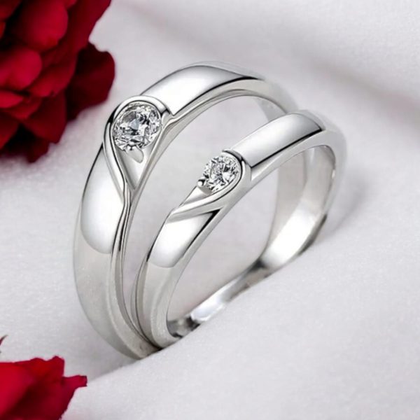 Adjustable Couple Rings For Lovers For Gift,Proposal,Annivarsary Ring - Image 3