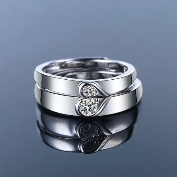 Adjustable Couple Rings For Lovers For Gift,Proposal,Annivarsary Ring - Image 6