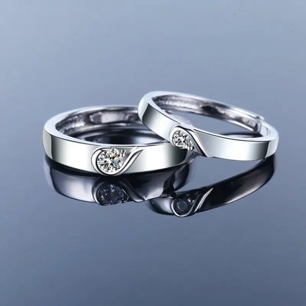 Adjustable Couple Rings For Lovers For Gift,Proposal,Annivarsary Ring - Image 7